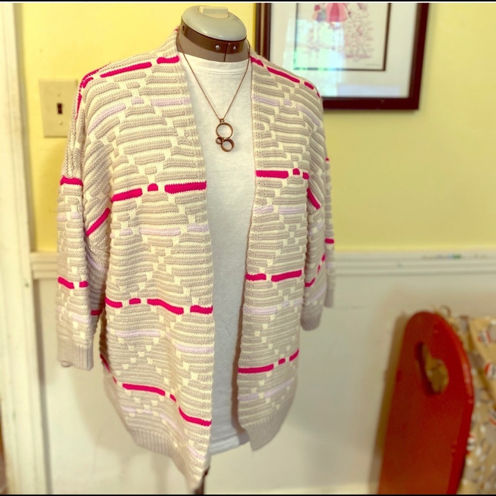 3/4 Sleeve RolyPoly Open Cardigan